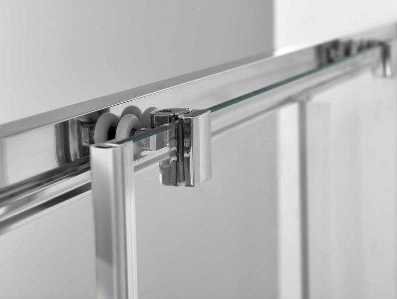 Душевой уголок Vincea Alpha VSR-3AL9010MT 100х90 см, профиль хром, стекло тонированное фото 2