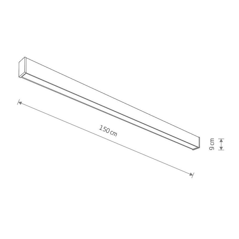 Уличный настенно-потолочный светильник Nowodvorski Outline Led L IP44 LED 50W 11362 фото 6