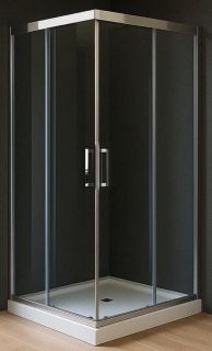 Душевой уголок Royal Bath  HPD RB90HPD-T-CH, 90х90 см, профиль хром, стекло прозрачное