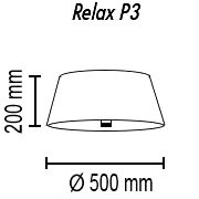 Потолочный светильник TopDecor Relax P3 10 313g