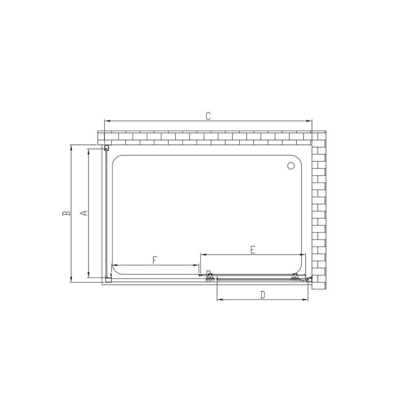 Душевой уголок Vincea Alpha VSR-3AL8015MT 150х80 см фото 3