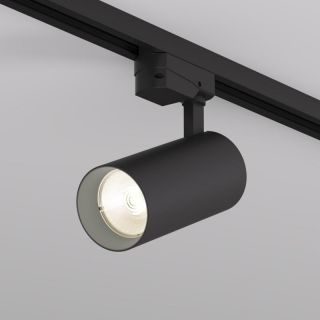 Трековый светильник Denkirs SOLID KOPER 145мм, d70, 220V, LED 3000K, 24W, IP20, черный, алюминий DK6453-BK