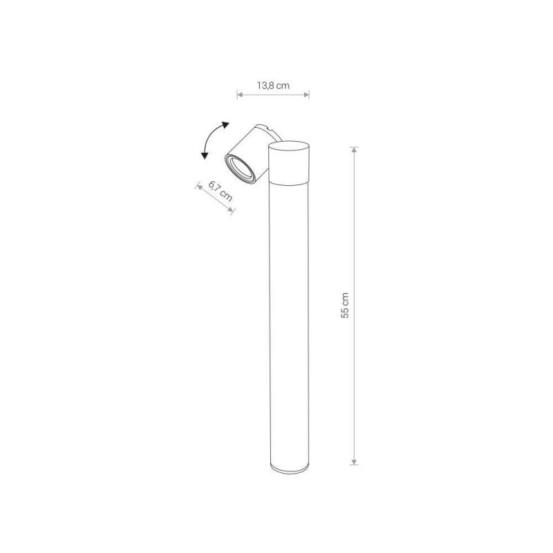 Уличный светильник Nowodvorski Tubings IP54 GU10 10W 8158 фото 3