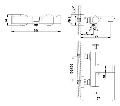 Термостат Lemark Yeti LM7832C