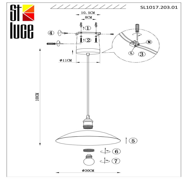 Светильник подвесной ST Luce ROMO SL1017.203.01