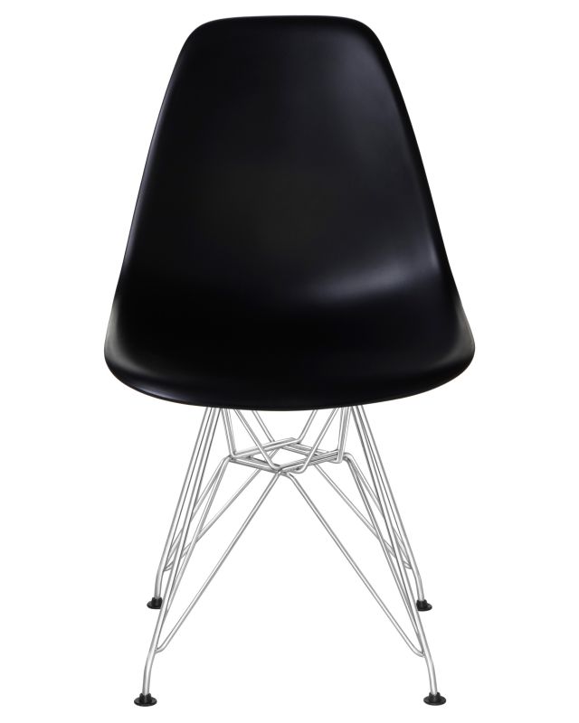 Стул Dobrin 638APP-LMZL DSR, цвет сиденья черный (B-03), цвет основания хромированная сталь