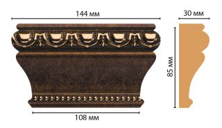 Капитель Decomaster D202-56 (144*85*30мм)
