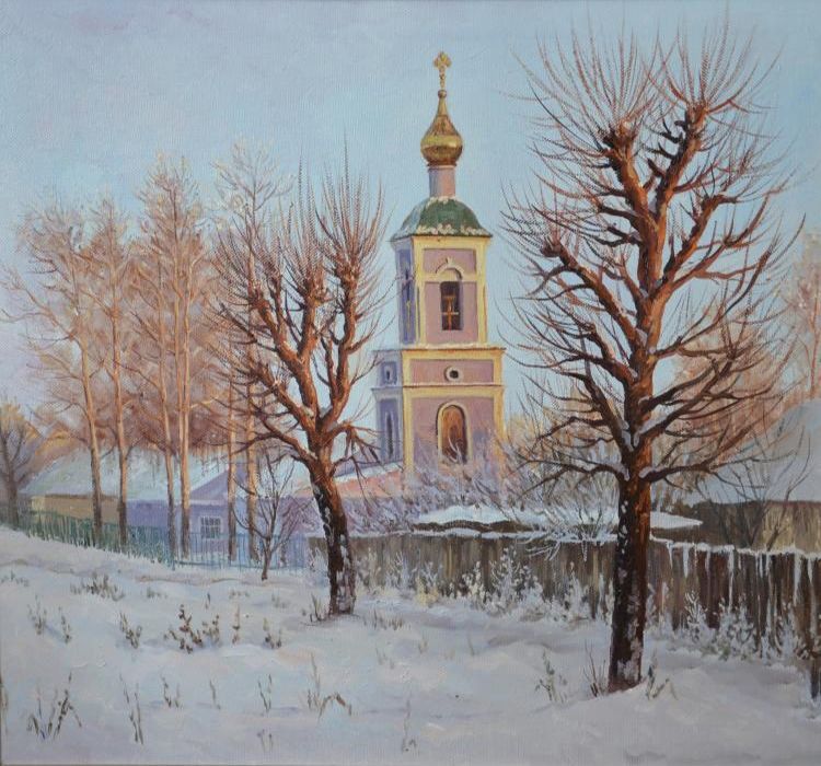 Картина "Церквушка" Бакаева Юлия