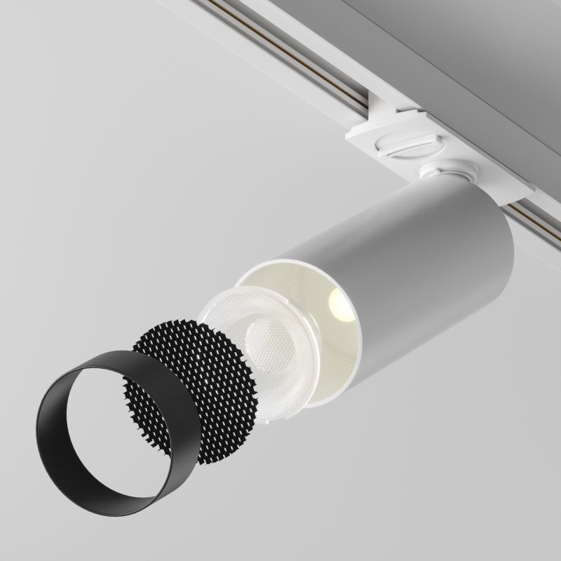 Трековый светильник Maytoni FOCUS LED 165-265V 12W IP20 3000K TR021-1-12W3K-W-D-W фото 4