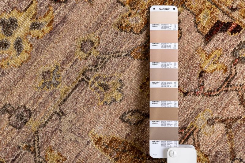 Индийский ковер из шерсти и хлопка Carpet «SOMEPLACE IN TIME» EA3011-SCORAL-SPINK 246 x 305 см фото 3