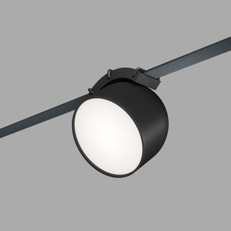 Поворотный светильник для трека-ремня Denkirs Belty Spot, со светодиодом, 4000K,черный,DK5542-BK