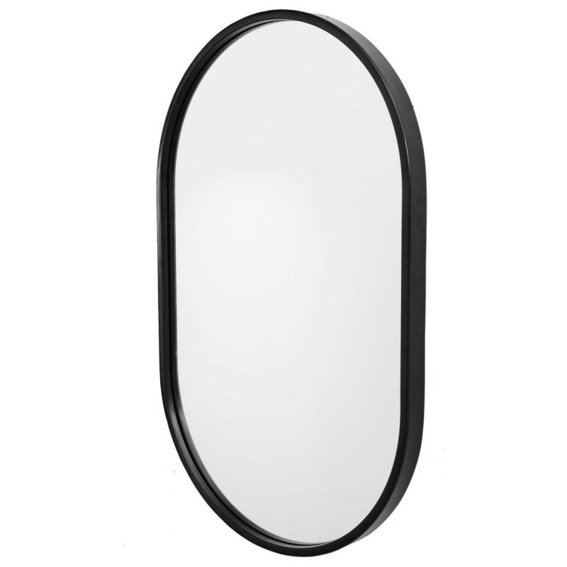 Чёрное настенное зеркало LH Mirror Home “Хоггарт” BD-3048707