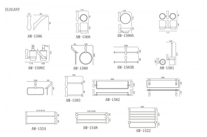 Полотенцедержатель ART&MAX ELEGANT AM-E-1524