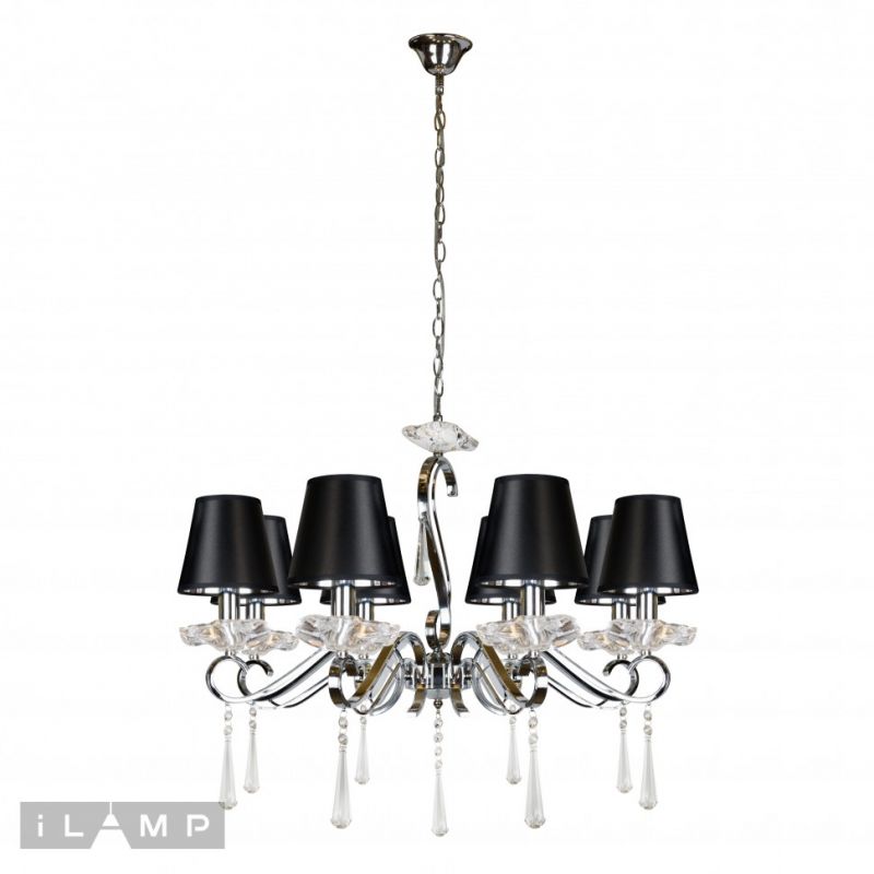 Подвесная люстра iLAMP Stella 40W E14 RM1684/8CR фото 1