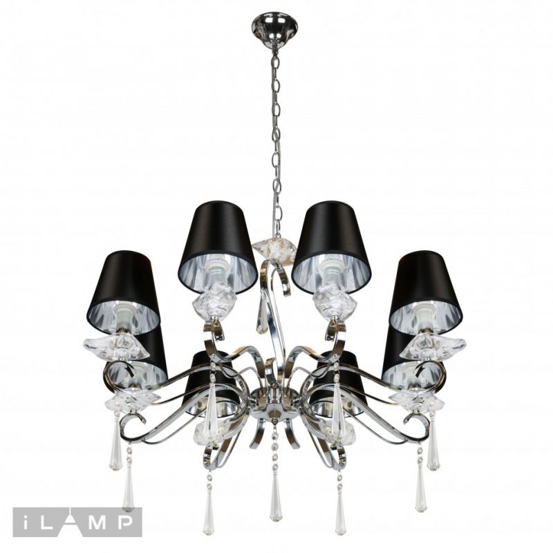 Подвесная люстра iLAMP Stella 40W E14 RM1684/8CR фото 2