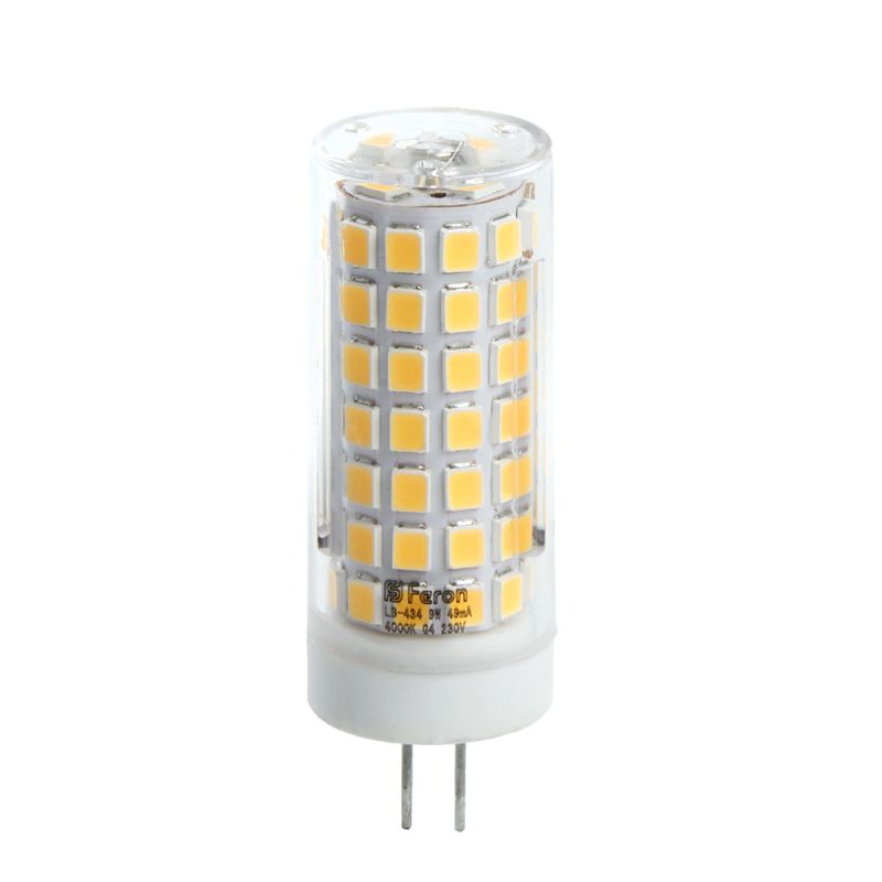 Лампа светодиодная Feron 9W 230V G4 6400K JCD, LB-434 38145
