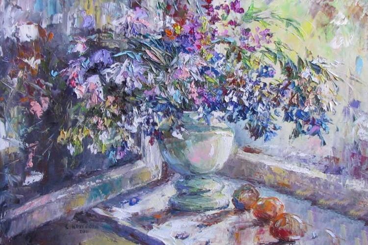 Картина "Цветы из леса" 40x60 Светлана Круглова