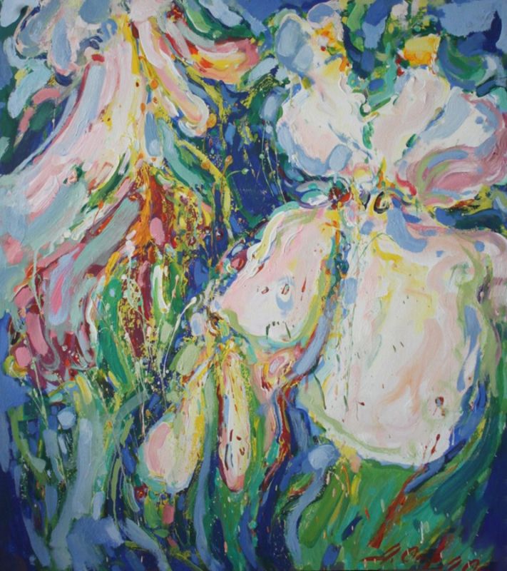 Картина "Танец цветов" 90x80 Отрошко Александр