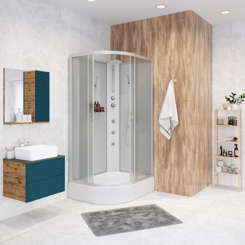 Душевая кабина Niagara Classic NG-33084-14RBKTG  100х80 фото 2
