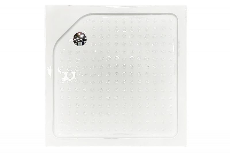 Душевой уголок Royal Bath RB80HPV-C 80х80 см, профиль белый, стекло матовое фото 2