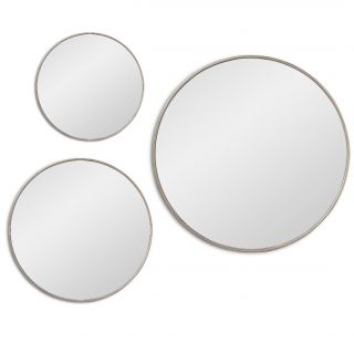 Saturn Silver Сет из 3-х зеркал Art Mirror Ø55, Ø40, Ø30 см BD-2826276