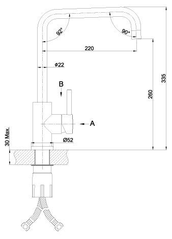 Смеситель Lemark Expert LM5077S