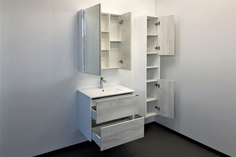 Тумба-умывальник Женева-75 с раковиной Comforty 00004137097 фото 13