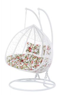 Подвесное кресло Vinotti белое BD-1889386