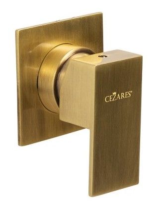Встраиваемый смеситель для душа Cezares UNIKA-DIM-02 с внутренней частью, бронза фото 1