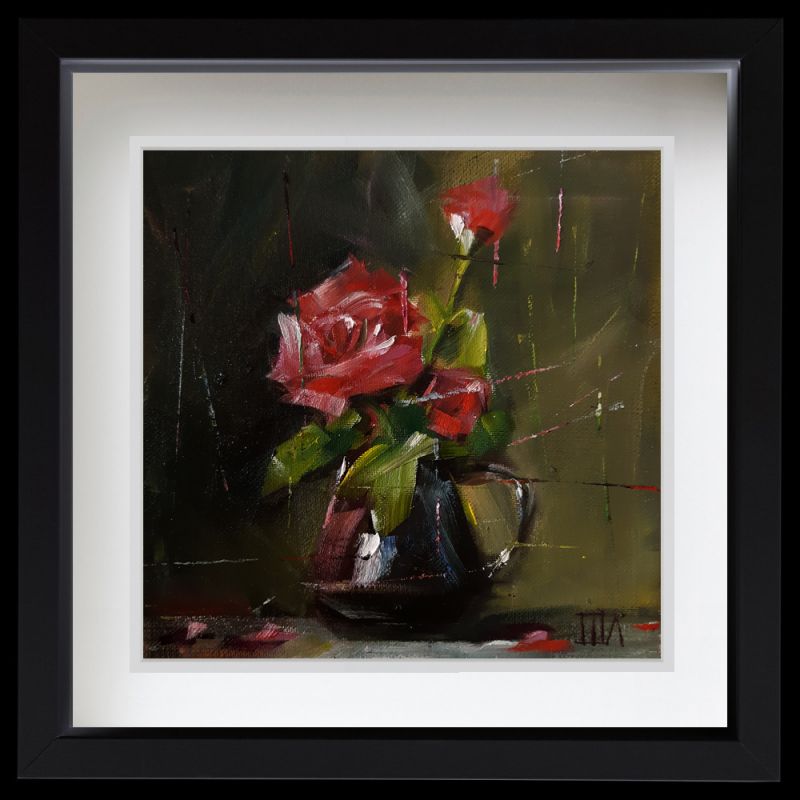 Картина "Розы в кувшине" Фёдор Лодкин