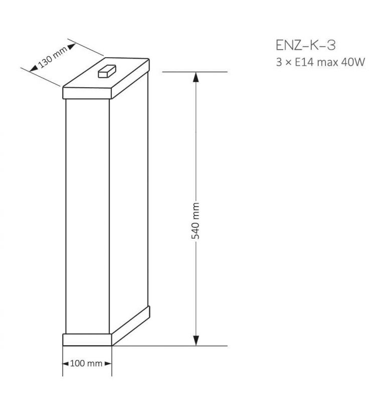 Бра Kutek Mood Enzo ENZ-K-3 (ZM)