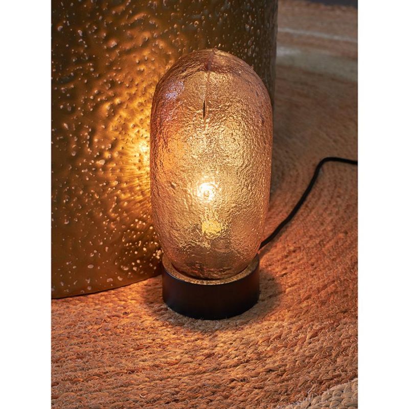 Светильник настольный Bergenson Bjorn Frozen Light E27 25Вт янтарный, BD-3103489 фото 2