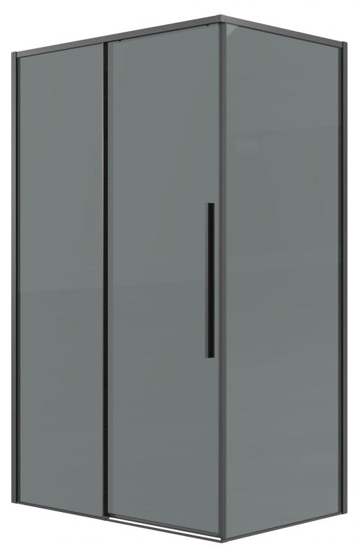 Душевой уголок Grossman Galaxy 120.K33.01.1110.42.10, 110х100 см, профиль графит сатин, стекло тонированное фото 1