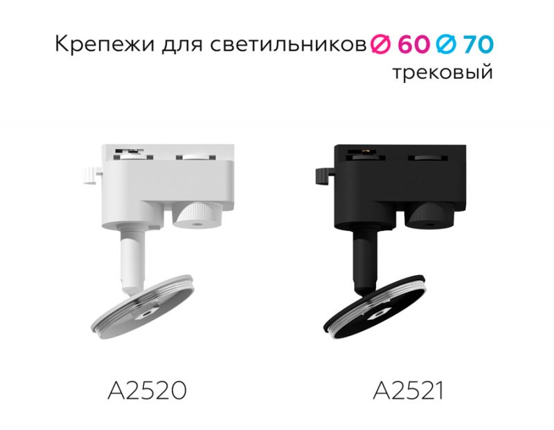 Крепеж трековый поворотный Ambrella DIY Spot A2520