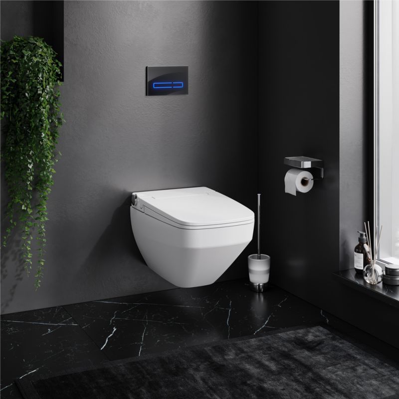 Унитаз подвесной с инсталляцией и черной клавишей AM.PM Inspire 2.0 IS450A38.CCC50A фото 2