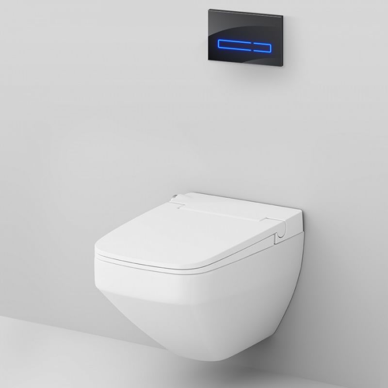 Унитаз подвесной с инсталляцией и черной клавишей AM.PM Inspire 2.0 IS450A38.CCC50A фото 3