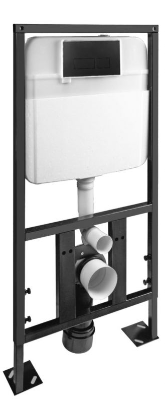 Инсталляция для унитаза SantiLine SL-04 механика, черный матовый фото 1