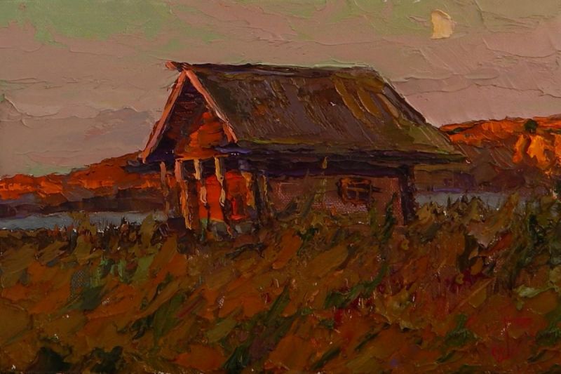 Картина "Дом у речки" Головченко Алексей фото 1