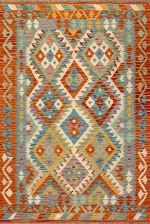 Пакистанский ковер из шерсти Carpet «KILIM» 23-15558 122 x 175 см