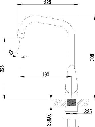 Смеситель Lemark Pramen LM3355C