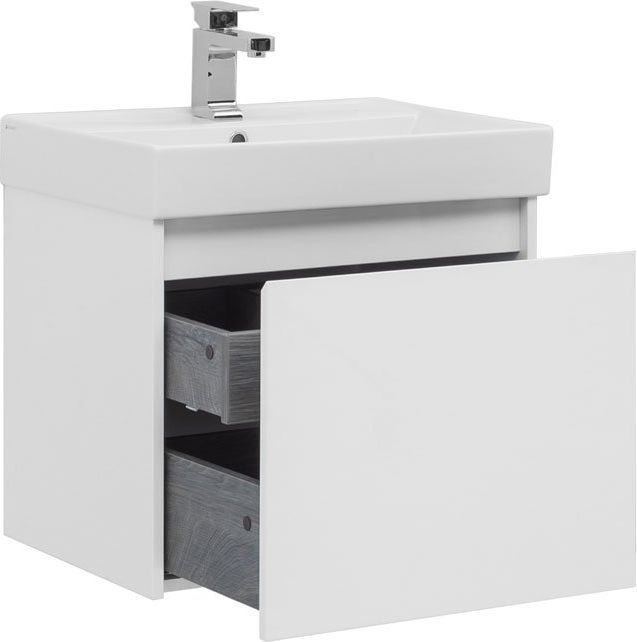 Тумба с раковиной Aquanet Nova Lite 60 00245029 белая фото 4