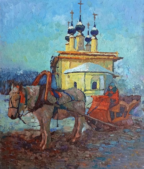 Картина "Лошадка" Михаил Рудник