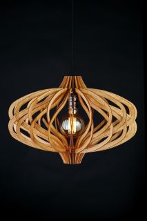 Подвесной деревянный светильник Woodshire Орион 2240vi