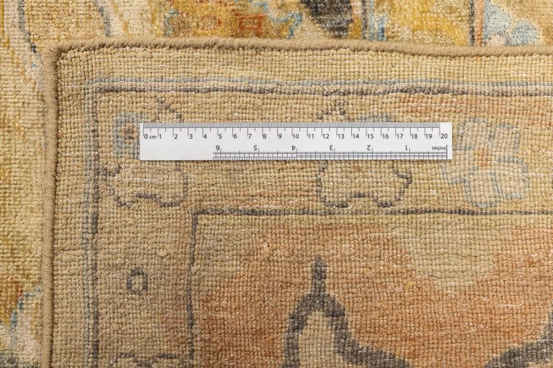 Индийский ковер из шёлка и шерсти Carpet «POLONAISE» S253-CAMEL-RUST 363 x 462 см фото 12