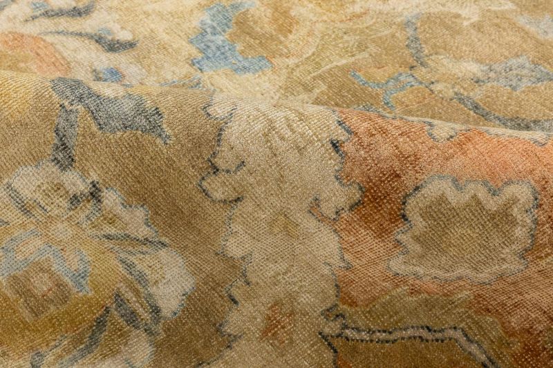 Индийский ковер из шёлка и шерсти Carpet «POLONAISE» S253-CAMEL-RUST 363 x 462 см фото 7