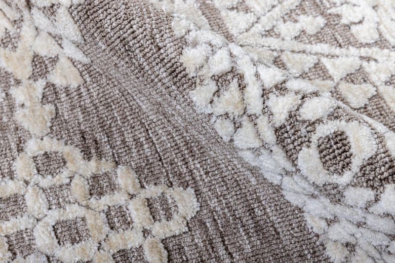 Индийский ковер из полиэстера Carpet «MILTON» BEIGE-TAUPE 200 x 300 см фото 3
