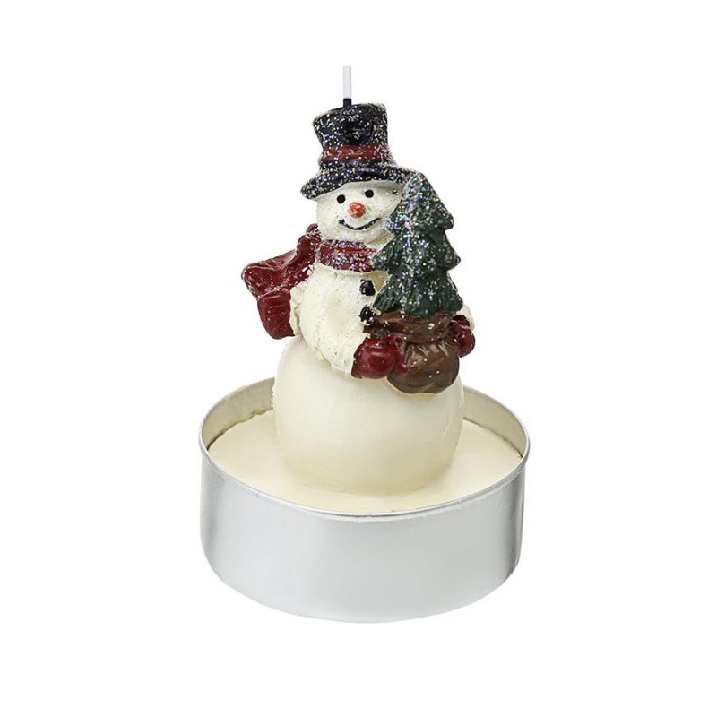 Набор декоративных свечей festive snowman из коллекции new year essential, 6 шт. Tkano BD-3067849 фото 4