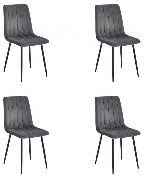Набор из 4 стульев серого цвета Hesby Import Evoke Serenity BD-3107192 фото 1