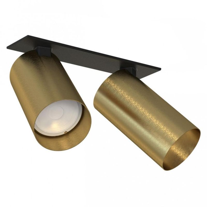 Спот Nowodvorski Mono Surface Black/Brass GU10 20W 7745 фото 1