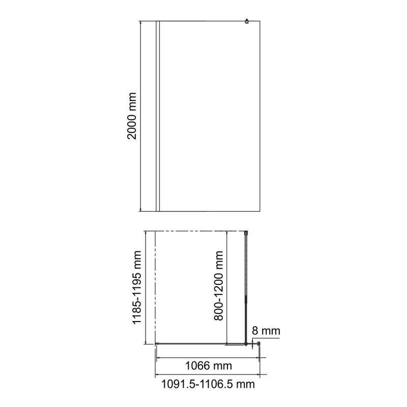 Душевая перегородка WasserKRAFT Rossel 28W46 фото 4